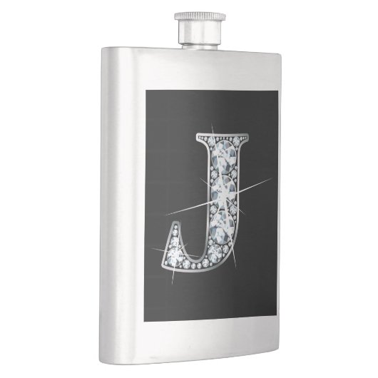 Flasque J Faux-"Diamond Bling" (Droite)