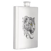 Flasque Jaguar Wild Animal Nature Illustration Art tatouag (Droite)