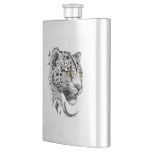 Flasque Jaguar Wild Animal Nature Illustration Art tatouag (Gauche)