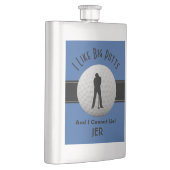 Flasque J'Aime Big Putts Golf Humour Citation Monogrammed  (Droite)