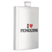 FLASQUE J'AIME DES PINGOUINS (Droite)