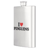FLASQUE J'AIME DES PINGOUINS (Gauche)