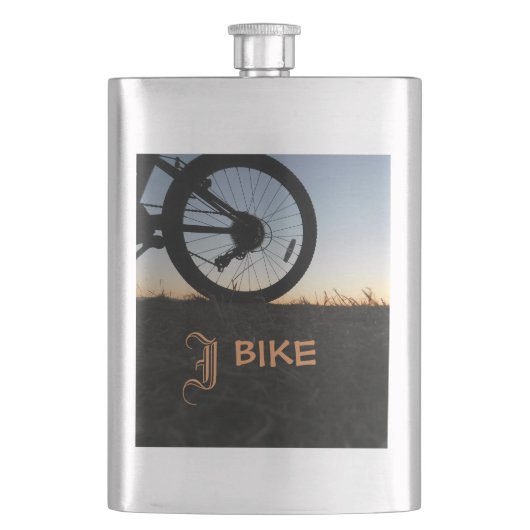 Flasque Je fais du vélo (devant)