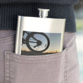 Flasque Je fais du vélo (En situation)