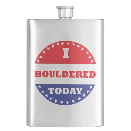 Flasque Je me suis souillé aujourd'hui (devant)