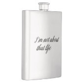 Flasque Je ne parle pas de cette vie (Droite)