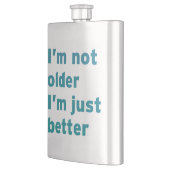 Flasque Je ne suis pas plus âgé je suis simplement (Gauche)