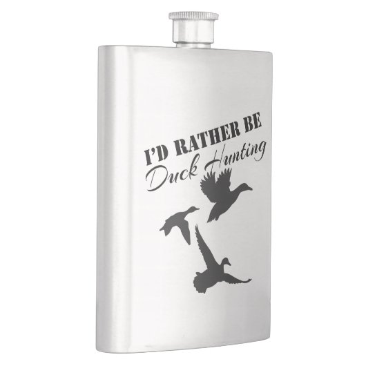 Flasque Je préférerais Chasse Au Canard (Droite)