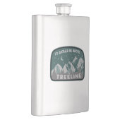 Flasque Je préférerais être au-dessus de Treeline (Droite)