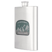 Flasque Je préférerais être au-dessus de Treeline (Gauche)