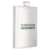 Flasque Je Préférerais Être Dans L'Arrière-Pays (Droite)