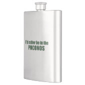 Flasque Je Préférerais Être Dans Les Poconos (Gauche)
