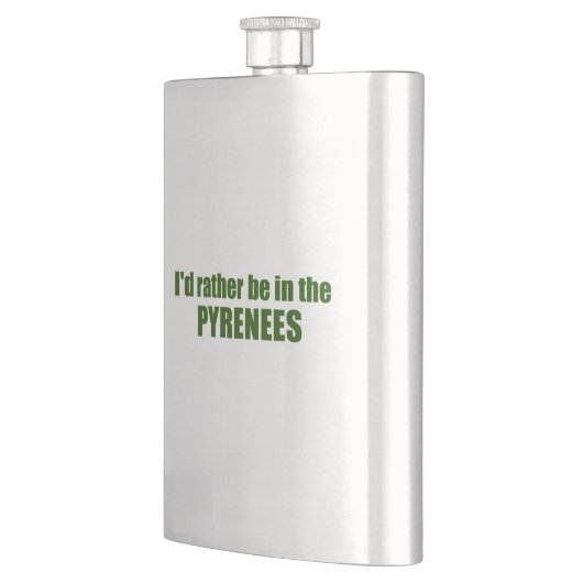 Flasque Je Préférerais Être Dans Les Pyrénées (Gauche)