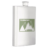 Flasque Je Préférerais Être Dans Les Tâches (Droite)