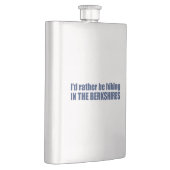 Flasque Je Préférerais Être Randonnée Dans Les Berkshires (Droite)