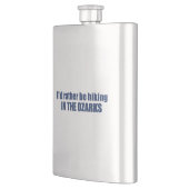 Flasque Je Préférerais Être Randonnée Dans Les Ozarks (Gauche)