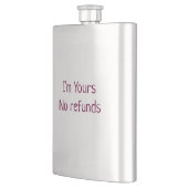 Flasque Je suis à vous aucun remboursement valentine jour  (Gauche)