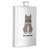 Flasque Je suis un papa chien - parfait pour la Fête des p (Droite)