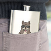 Flasque Je suis un papa chien - parfait pour la Fête des p (En situation)