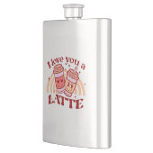 Flasque Je T'Aime Un Latte (Gauche)