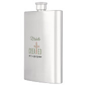 Flasque Jeremiah 1:5 Créé Avec Un But Personnalisé (Gauche)