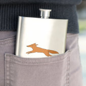 Flasque Jeune renard Ado (En situation)