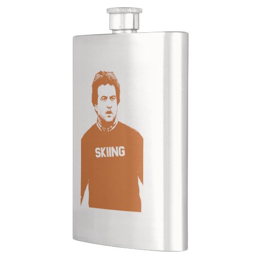 Flasque John Belushi Skiing (Gauche)