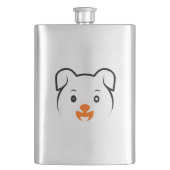 Flasque Joli chiot (devant)