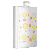 Flasque Joli coloré motif fleur de marguerite (Droite)