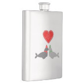 Flasque Joli Seals de baiser de Noël (Droite)