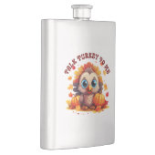 Flasque Jolie Turquie et feuillage d'automne (Droite)