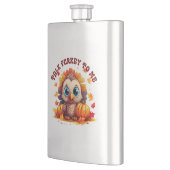 Flasque Jolie Turquie et feuillage d'automne (Gauche)