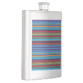 Flasque Jolies rayures bleu violet (Droite)