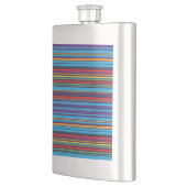 Flasque Jolies rayures bleu violet (Gauche)