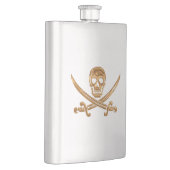 Flasque Jolly roger d'or (Droite)