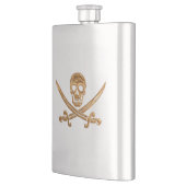 Flasque Jolly roger d'or (Gauche)