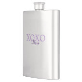 Flasque Jour de la Saint Valentin Xoxo ajouter nom pastel (Gauche)