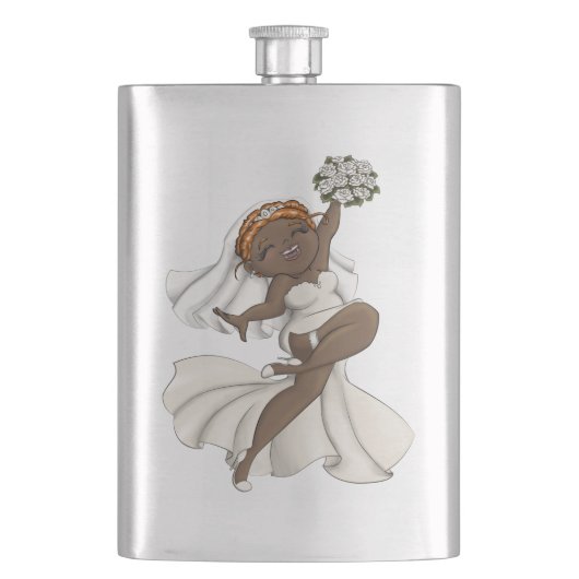 Flasque Joyeuse mariée 03 (devant)