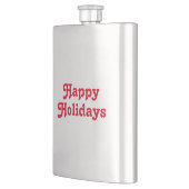 Flasque Joyeuses fêtes de Noël rouge (Gauche)