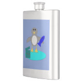 Flasque Joyeux Noël Pingouin de pêche (Gauche)