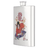 Flasque Kabuki acteur japonais Folk Art (Gauche)