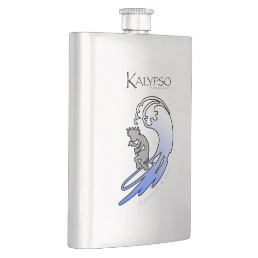 Flasque Kalypso Kane surfant dans le bleu (Droite)