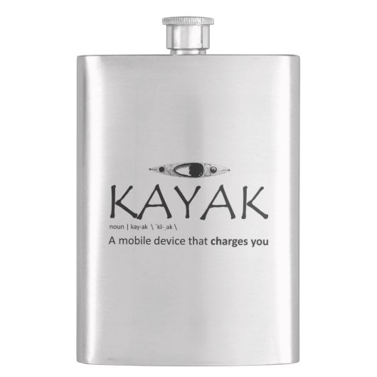 Flasque Kayak, Un Appareil Mobile Qui Vous Charge (devant)