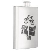 Flasque Keep calm and ride (Droite)