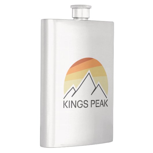 Flasque Kings Peak Utah Retro (Droite)