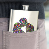 FLASQUE KISSING COUPLE (En situation)
