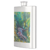 FLASQUE KNIGHT LANCELOT, CHEVAL EN FORÊT VERTE (Gauche)