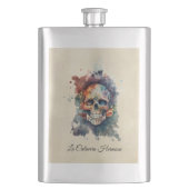 Flasque La Calavera Hermosa, coutume (devant)