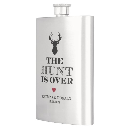 Flasque La chasse au Mariage campagnard rustique (Gauche)