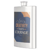 Flasque La créativité exige du courage (Gauche)
